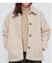 UNIQLO | ボアフリースステンカラーショートコート(ジャケット/アウター)