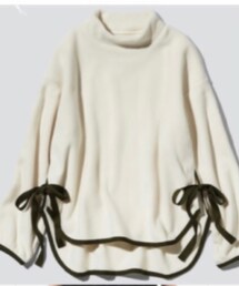 UNIQLO | フリースオーバーサイズモックネックプルオーバー(その他トップス)