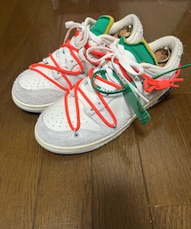 NIKE | Off-White × Nike Dunk Low 1 of 50 "20" オーバーシューレース変更(スニーカー)
