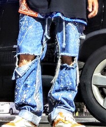 古着リメイク | デニムパンツ