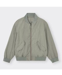 GU | コットンリラックスフィットMA-1ブルゾン(MA-1)
