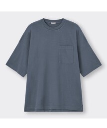 GU | ルーズフィットT[5分袖](Tシャツ/カットソー)
