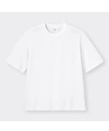 GU | ドライポンチビッグT〔5分袖〕(Tシャツ/カットソー)