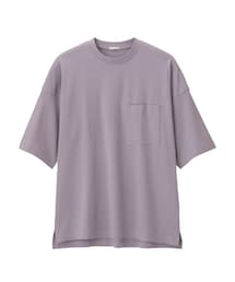 GU | ルーズフィットT[5分袖](Tシャツ/カットソー)