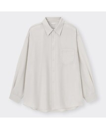 GU | シアーオーバーサイズシャツ[長袖](シャツ/ブラウス)