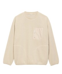 GU | シープボアフリースプルオーバー〔長袖〕(トップス)