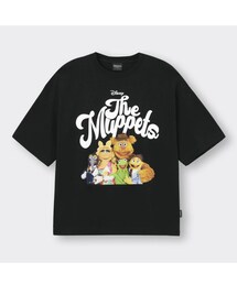 GU | ワイドフィットT [5分袖] The Muppets(Tシャツ/カットソー)