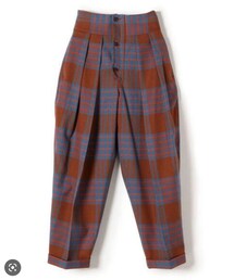 MIOSMOKEY | PLAID TUCK PT(パンツ)