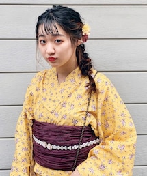 上半身🐰｜着物くろ〜ぜっとJUJU | 京都にある着物くろ〜ぜっとJUJUさんの浴衣です👘(その他)
