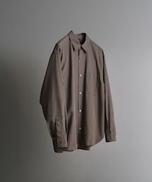 LIDNM | HARD TWISTED CHECK SHIRT(シャツ/ブラウス)