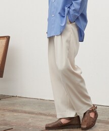 WYM LIDNM | 【WYM LIDNM】RATINE SEMI WIDE TAPERED SLACKS(スラックス)