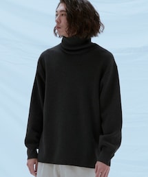 WYM LIDNM | 【WYM LIDNM】MILANO RIB HEAVY WEIGHT TURTLE(ニット/セーター)