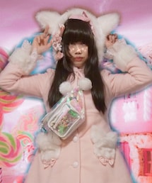 WEGO | WEGO/リングジップクリアウエストバッグ(オーロラクリア)(ボディバッグ/ウエストポーチ)