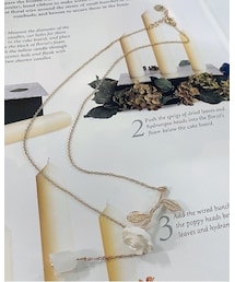 Swankiss | Swankiss/SK white rose N/C(ネックレス)(ゴールド)(ネックレス)