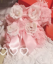 BODYLINE | BODYLINE(リメイク済み)/プチローズのお袖とめ(ピンク)(バングル/リストバンド)