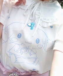 Avail | Avail/Sanrio characters/レディース シナモロール 4点セット【ハッピーバッグ】/Tシャツ(オフホワイト/淡白)(4セット SAN*HBシナモン4)(Tシャツ/カットソー)