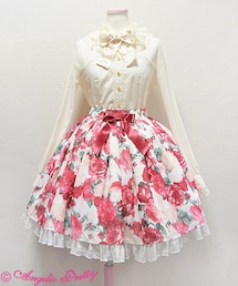 Angelic Pretty | Angelic Pretty/メヌエットブーケスカート(シロ)(スカート)