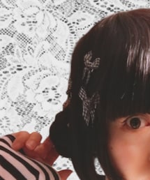 no brand | SHEIN/6ピース 格子縞 蝶々結びデコレーション ヘアクリップ(マルチカラー:黒×白)(バレッタ/ヘアクリップ)