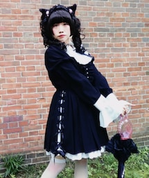 DearMyLove | DearMyLove/クラシカルワンピース(リメイク済/ブラック)(ワンピース)