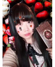 MARBLE(大文字の方) | MARBLE/立て爪リング付きネックレス(シルバー×黒ストーン)(ネックレス)