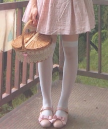 tutuanna | tutuanna/30デニール交編無地ニーハイ55cm丈(ソックス/靴下)