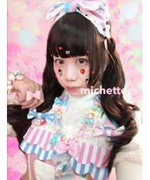 Lolita&Colitas | Lolita&Colitas/Popcorn Clubネックレス(ピンク)(ネックレス)