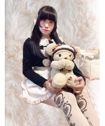 Metamorphose | metamorphose temps de fille/Victoria Princessオーバーニー(ベージュ)(ソックス/靴下)