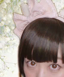 Angelic Pretty | Angelic Pretty/ななめシフォンカチューシャ(ピンク)(カチューシャ)