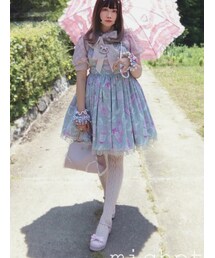 Angelic Pretty | Angelic Pretty/Lovely Bathroom SpecialジャンパースカートSetのジャンパースカート(グレー)(ジャンパースカート)