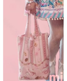 Angelic Pretty | Angelic Pretty/Wonder Partyエコトート(ピンク)(トートバッグ)