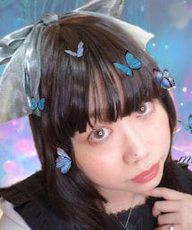 DearMyLove | DearMyLove/オーガンジーリボンバレッタ(グレー)(バレッタ/ヘアクリップ)