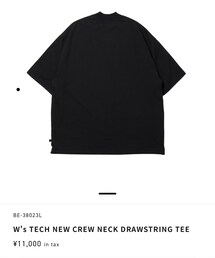 DAIWA PIER39 | “W's TECH NEW CREW NECK DRAWSTRING TEE /BE-38023L(Tシャツ/カットソー)
