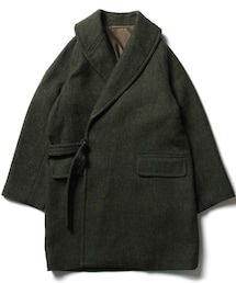 COMOLI | ウールショールカラーコート(ジャケット/アウター)