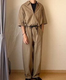 stein | OVERSIZED HALF SLEEVE JUMP SUIT/ xs(オールインワン・サロペット)