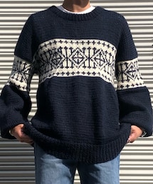 手編みセーター | ニット/セーター