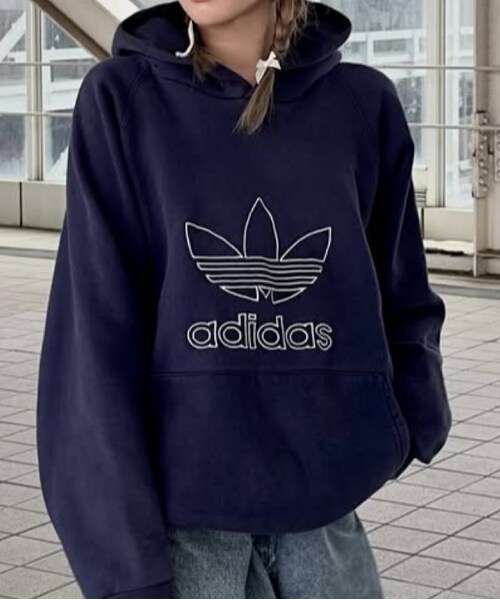 まりい｜adidasのパーカーを使ったコーディネート - WEAR