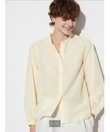 UNIQLO | コットンエンブロイダリーブラウス(シャツ/ブラウス)