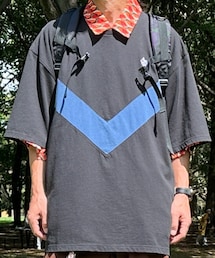ALDIES『Notches Big T』Black ¥6,800(+Tax) | Tシャツ/カットソー