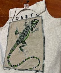 90's used | 90's anvil artprint  tanktop（size M）(タンクトップ)
