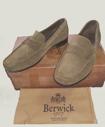 Berwick1707 | BERWICK1707 5281 コインローファー ライトブラウン(ドレスシューズ)