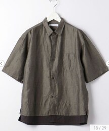 green label relaxing | Cu/L/C レイヤード 半袖 シャツ(シャツ/ブラウス)