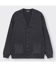 GU | ウォッシュドリラックスフィットカーディガン(長袖)NT+E(カーディガン/ボレロ)