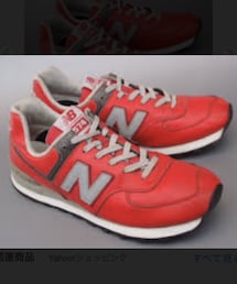 NEW BALANCE | ニューバランス  574  サスティナブル素材　赤(スニーカー)