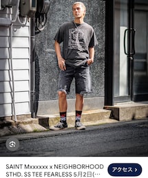 SAINT Mxxxxxx | SAINT Mxxxxxx x NEIGHBORHOOD STHD. SS TEE FEARLESS(Tシャツ/カットソー)