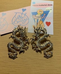 LUCUA1100 | ゴールドドランゴンピアス(ピアス（両耳用）)