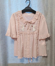 PINK HOUSE | PINK HOUSE スイーツスプリングバニー刺繍ブラウス ピンク(シャツ/ブラウス)