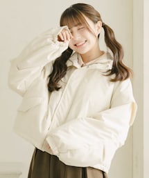 amr. | レイヤード風ダウンブルゾン(ダウンジャケット/コート)