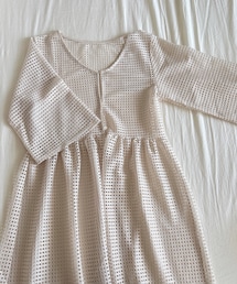 しまむら | メッシュロングカーデ ￥1,639 L 淡薄橙 527-3670(カーディガン/ボレロ)