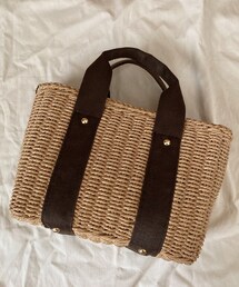 しまむら | ペーパーHトオシテ2way 中薄橙 ￥1,969 (343-1780)(かごバッグ)