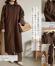 GeeRA | ステンカラーロングコート(ステンカラーコート)